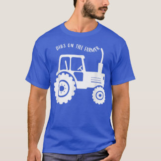 Camiseta Dibs Na Fazenda De Fazenda Ocidental Do Agricultor