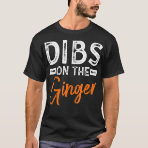Camiseta Dibs Na Ideia Ginger Funny Redhead Gift _1