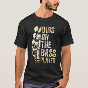 Camiseta Dibs No Baixista Guitarrista Músico 3