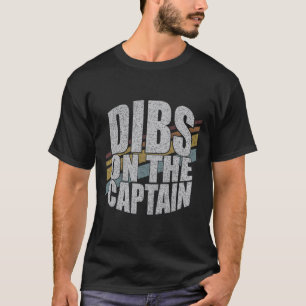 Camiseta Dibs No Capitão Barco Engraçado Amante Do Barco Vi