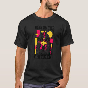 Camiseta Dibs No Frango Galo Legal Usando Óculos De Sol