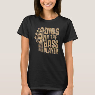 Camiseta Dibs No Jogador De Bass, Guitarista Bauxi Bass Gu