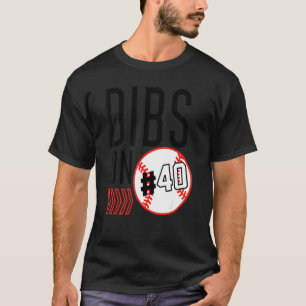 Camiseta Dibs No Número 40 Do Treinador Do Jogador Esporti