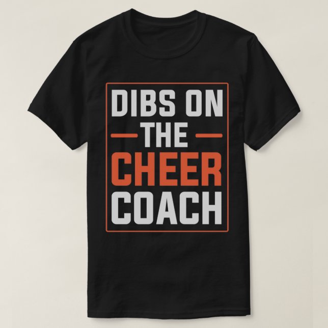 Camiseta Dibs no Quartel-General Cheerhead dos homens (Frente do Design)
