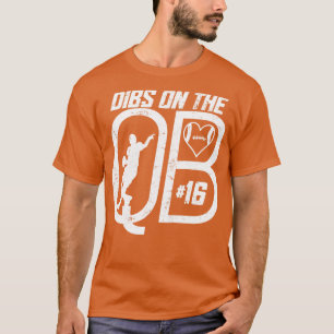 CAMISETA DIBS NO QUARTERBACK 16 LOVE FOTBALL NÚMERO 16