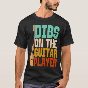 Camiseta Dibs No Tocador de Guitarra Fone Músico