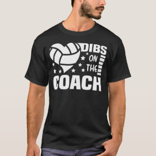 Camiseta Dibs No Treinador De Voleibol, Dibs No Treinador