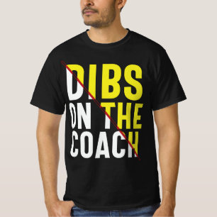 Camiseta Dibs No Treinador, treinador De Futebol, Esposa De
