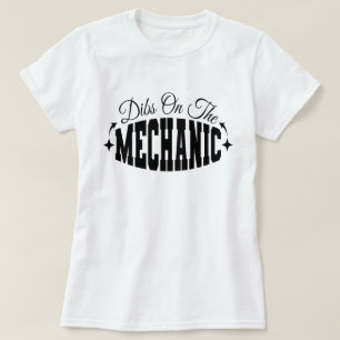 Camiseta Dibs sobre a esposa do Mecânico Engraçado Mecânico