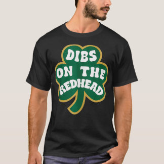 Camiseta Dibs Sobre A Rua De Shamrock Irlandês Engraçado Da