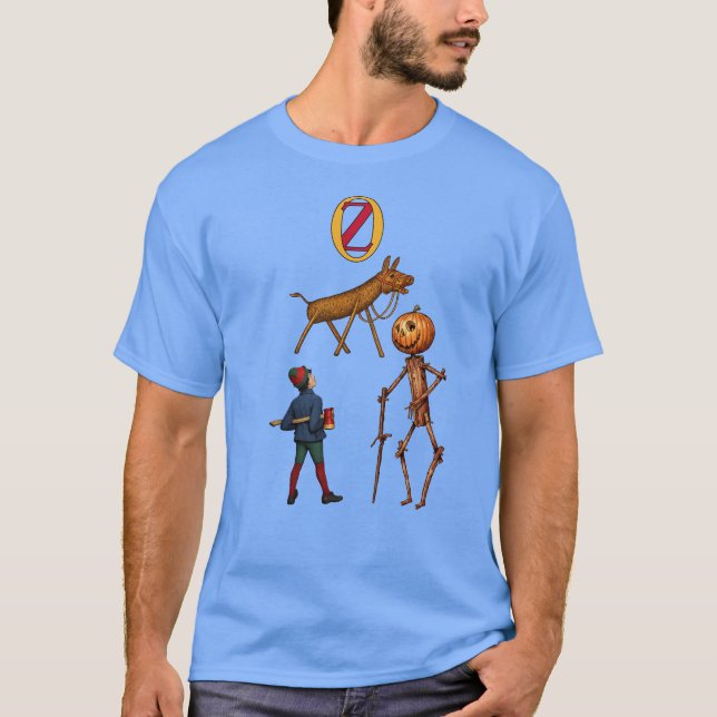 Camiseta Dica, Cavalete e Jack Pumpkinhead de Oz (Frente)