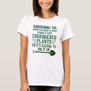 CAMISETA DICA DE JARDINS FUNNY