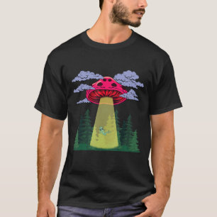 Camiseta Dica de OVNI do Espaço Psicodélico de Abdução de A