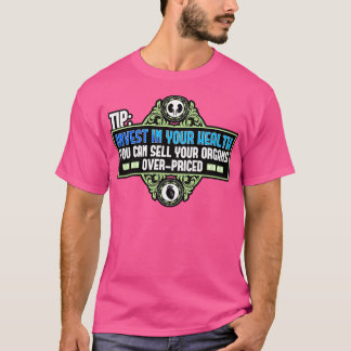 Camiseta Dica Invest In Your Health (Investir Na Sua Saúde)