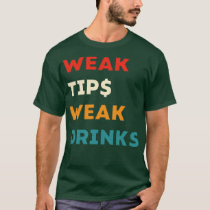 Camiseta Dicas Fracas Bebem Bebidas Engraçadas Slogan