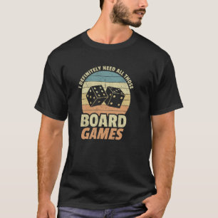 Camiseta Dice do jogo de Conselho para entusiastas dos jogo