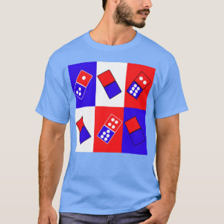 Camiseta Dice Game quatro jogadores de jogos amigos