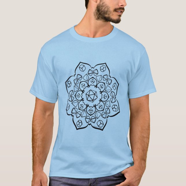Camiseta Dice Mandala T-Shirt (Frente)