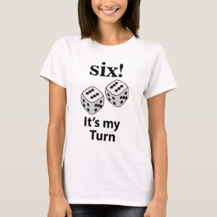 Camiseta Dice Rolling 6 É o meu Roll Dice