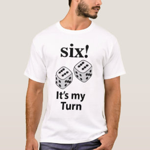 Camiseta Dice Rolling 6 É o meu Roll Dice