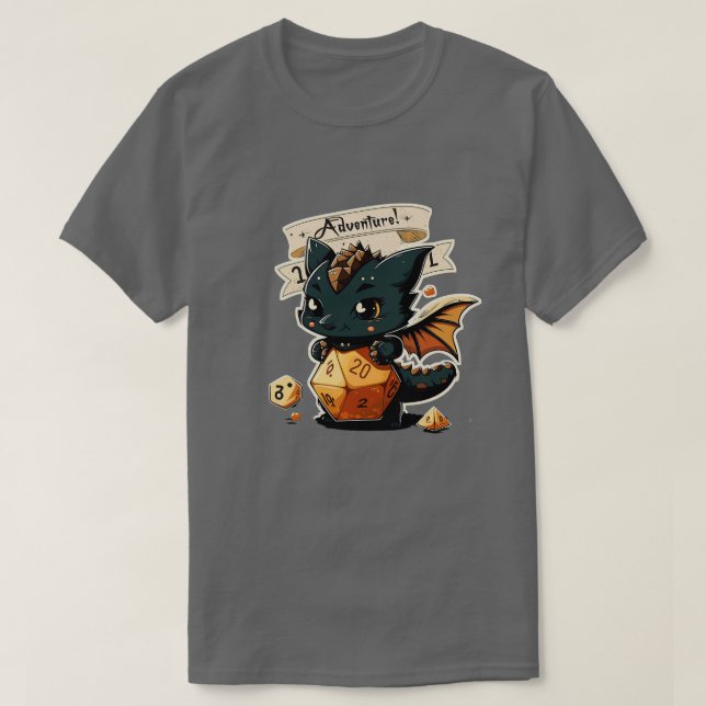 Camiseta Dice Tou Chibi Dragon (Frente do Design)