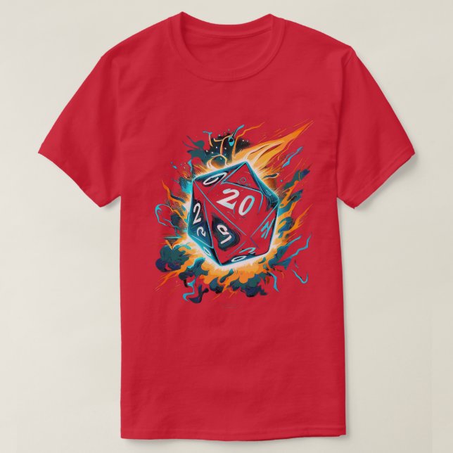 Camiseta Dice Tou Thunder (Frente do Design)