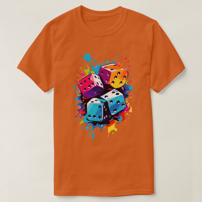 Camiseta Dice Vintage (Frente do Design)