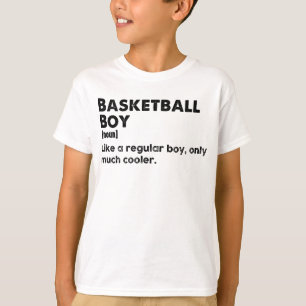 Camiseta Dicionário de Definição Engraçada de Menino de Bas