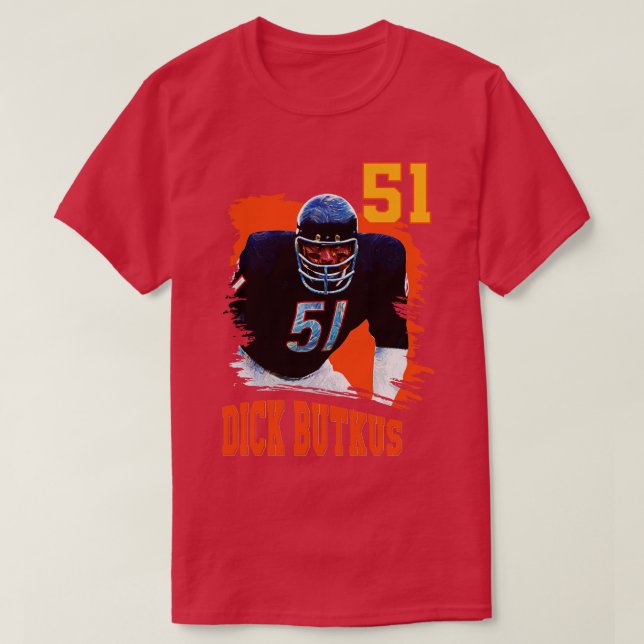 Camiseta Dick Butkus (Frente do Design)