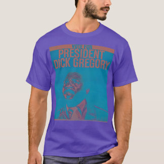 Camiseta Dick Gregory Para Nostalgia Eleitoral De 1968