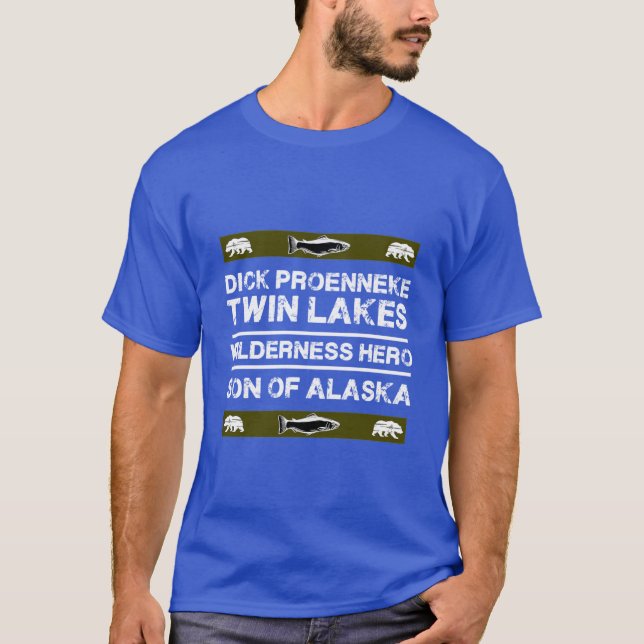 Camiseta Dick Proenneke t shirt Dick Proenneke Twin Lake He (Frente)