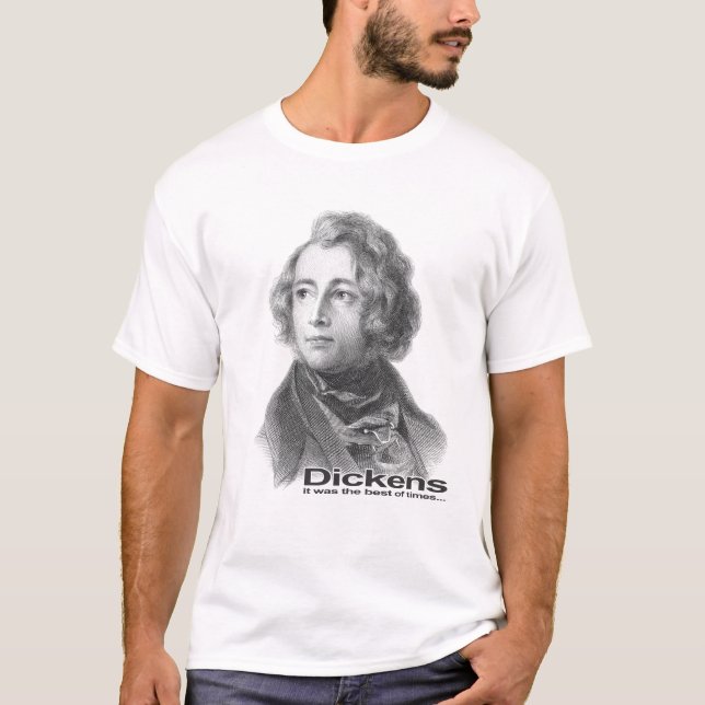 Camiseta Dickens (B/W) (Frente)