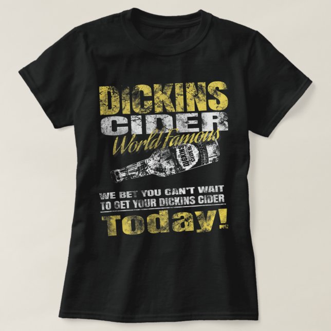 Camiseta Dickins Cider World Familiar para todos os seus en (Frente do Design)