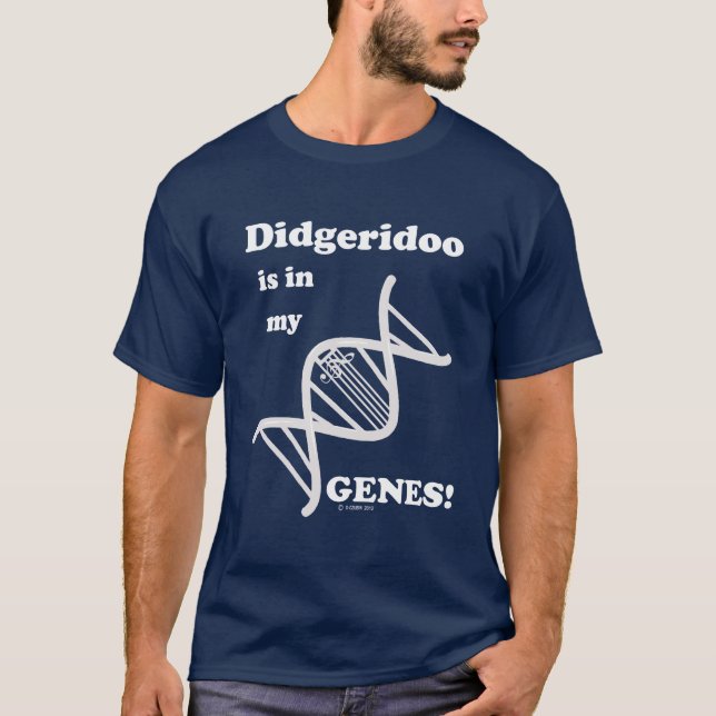 Camiseta Didgeridoo Está Em Meus Genes! (Frente)