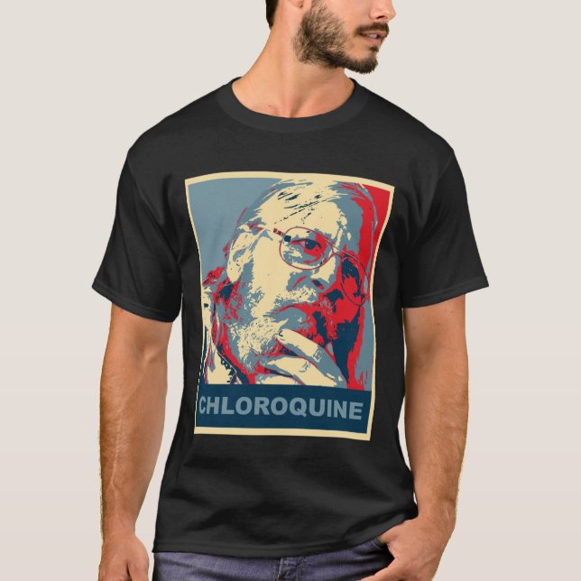 Camiseta Didier Raoult Hope Design  Chloroquine425 (Frente)