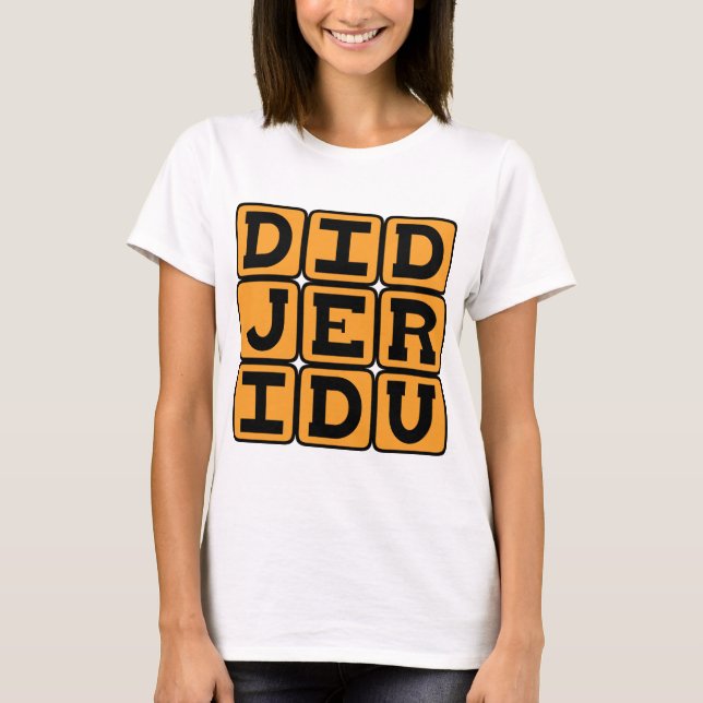 Camiseta Didjeridu, Instrumento Musical (Frente)