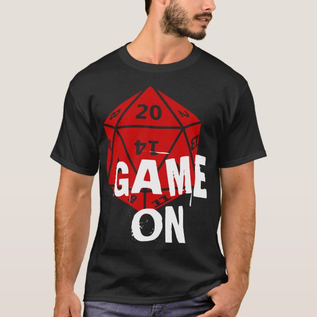 Camiseta Die 20 Lado - Jogador (Frente)