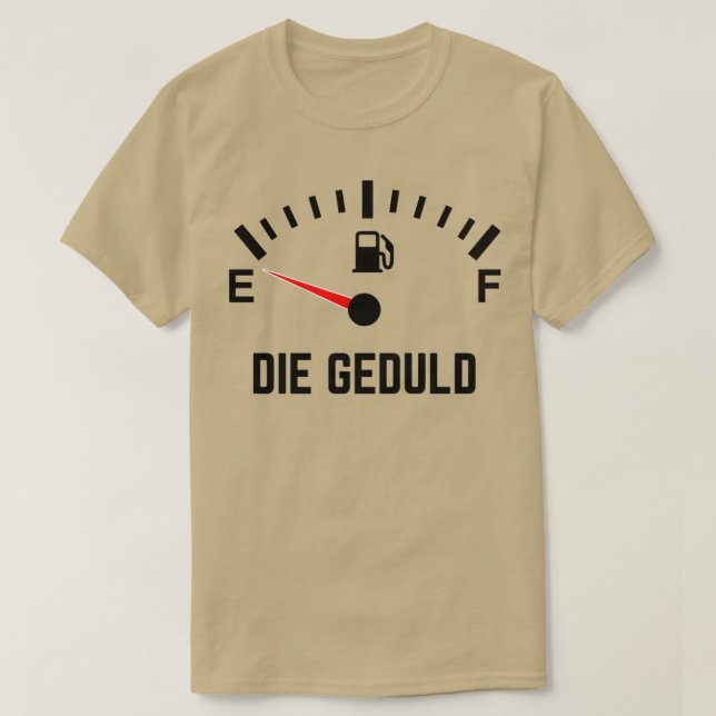 Camiseta Die Geduld (Frente do Design)