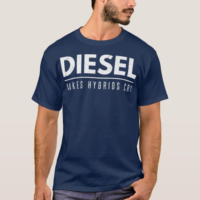 Camiseta Diesel Faz Híbridos Chorarem Diesels Engraçados Ro (Frente)