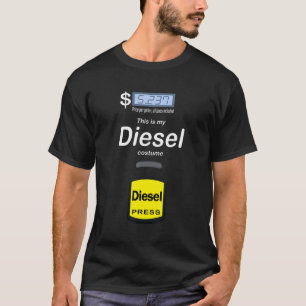 Camiseta Diesel Figurino Gás Bomba Diesel