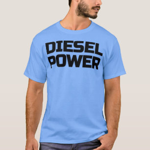 Camiseta Diesel Power Black Funny Diesels Roll Carvão Fumaç