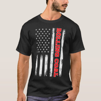 Camiseta Diesel Rolling Coal American Flag Turbo Truck