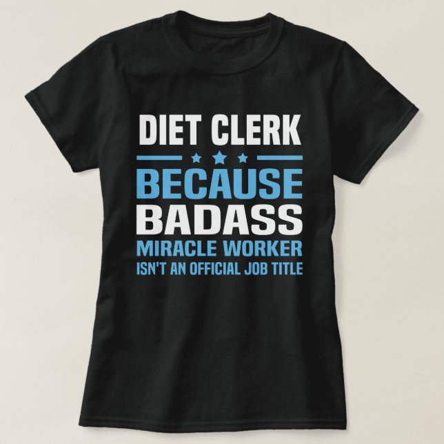 Camiseta Diet Clerk (Frente do Design)