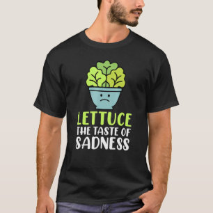 Camiseta Diet Lettuce The Taste Of Sadness Sarcastic