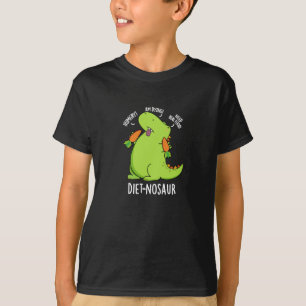 Camiseta Diet-nosauro Piadas de Dinossauro Engraçadas com F
