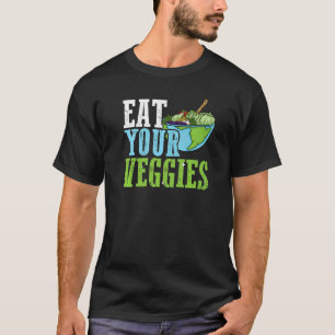 Camiseta Dieta à base de plantas come mais vegetais vegetar