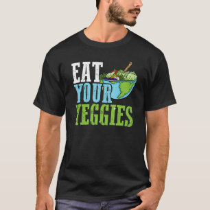 Camiseta Dieta à base de plantas come mais vegetais vegetar