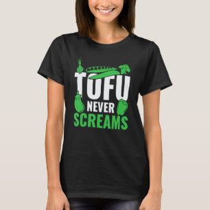 Camiseta Dieta à Base de Plantas Tofu Nunca Grita Vegano