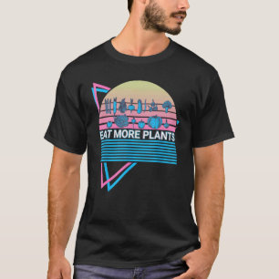 Camiseta Dieta Baseada em Plantas Vegana Veganismo Retro Co