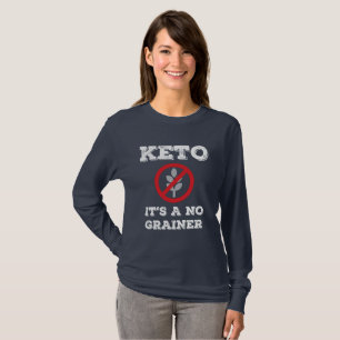 Camiseta Dieta de Keto Baixa Dieta de Carboidoca Não é um C